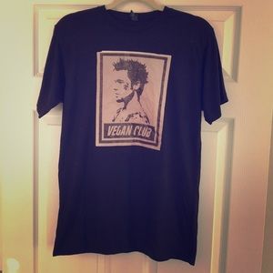 Men’s Vegan Club screen print tee